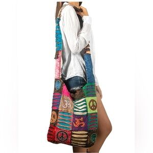 Colorful Boho Patchwork Crossbody Bag